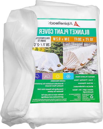 SnelShoppen - Plant Frost Protection Cover 3 x 9.1m - Tuin Bedekking tegen Vorst, Winterkou, Bescherming voor Planten, Ademend Materiaal, Wit, Voor Ko