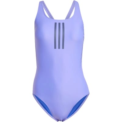 adidas Performance 3-Stripes Rubber Graphic Badpak - Dames - Blauw- 36