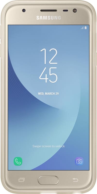 Samsung jelly cover - goud - voor Samsung Galaxy J330