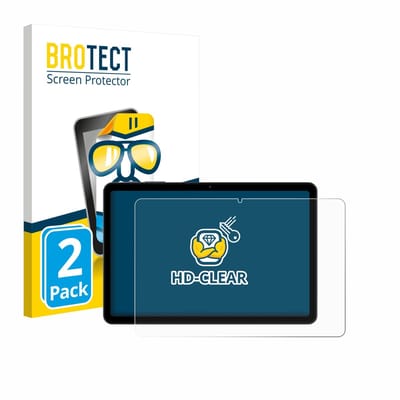 BROTECT - Screenprotector voor Tabwee T80 10.1" - Folie Beschermfolie transparant 2 Stuks