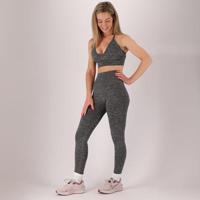 Sportset dames - Legging/BH - Antraciet / XL