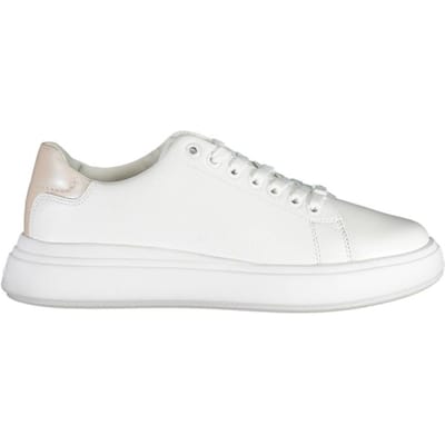 Calvin Klein Bianco Pelle Dames Sneakers