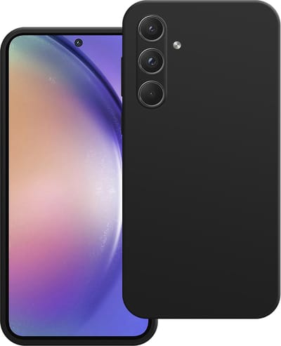 Cazy hoesje geschikt voor Samsung Galaxy A55 Hoesje - Color Backcover - Zwart