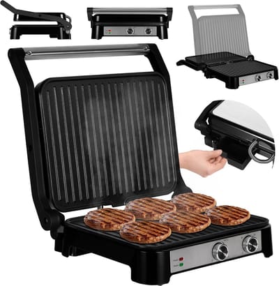 Contactgrill – Grill Apparaat – Tosti Apparaat - Snel opwarmen