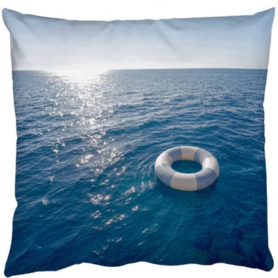 Sierkussens - Kussentjes Woonkamer - 50x50 cm - Oceaan - Zwemband - Horizon