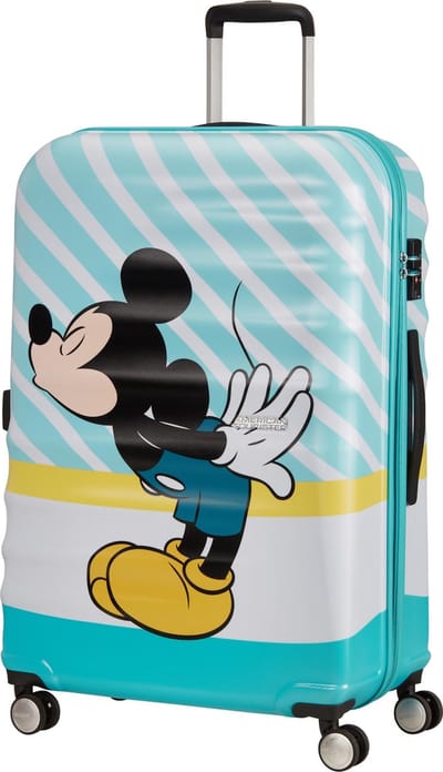 American Tourister Kinderkoffer - Wavebreaker Disney Spinner 77/28 Disney (Large) Mickey Blue Kiss