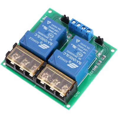 1/2-Kanaals DC 5V 12V 24V 30A Relais Board Module Optocoupler Isolatie Hoge/Lage Trigger 12V 2-Channel