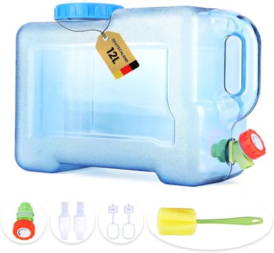 Draagbare Waterjerrycan - 5L tot 22L Waterreservoir met Kraan voor Buiten en Camping