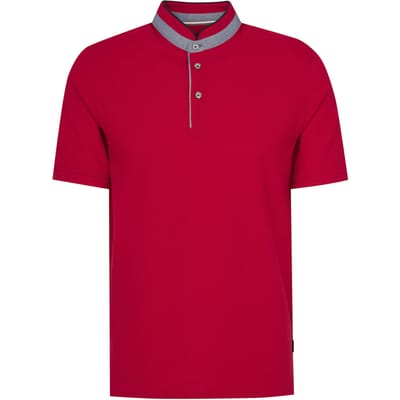 Bugatti Herren Poloshirt met opstaande kraag
