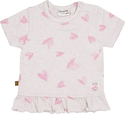 Frogs and Dogs - T-Shirt s - Roze - Maat 62 -