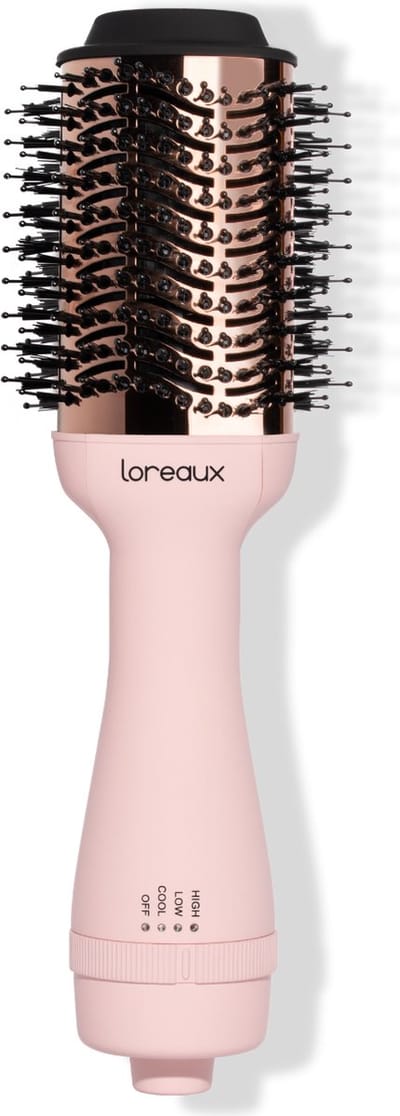 Loreaux Original föhnborstel - Multistyler - Krulborstel - Stylen krullen en fohnen - warmteborstel fohnborstel - Airstyler - Stijlborstel - Blow dryer brush