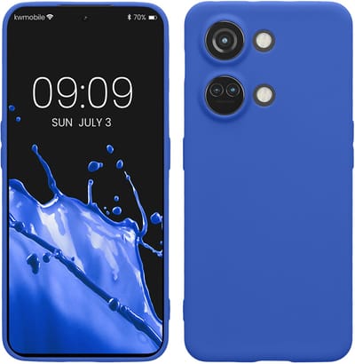 kwmobile telefoonhoesje geschikt voor OnePlus Nord 3 5G - Hoesje voor smartphone - Precisie camera uitsnede - In Baltisch blauw