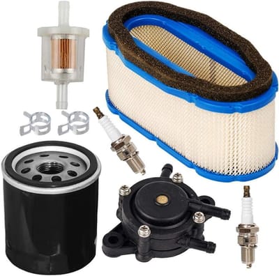Luchtfilter, oliefilter en brandstofpomp kit voor Kawasaki FH601V FH641V FH680V FH721V - geschikt voor John Deere GT245 GX255 GX335