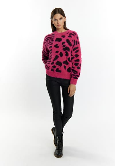 Mymo Gebreide trui Dames roze