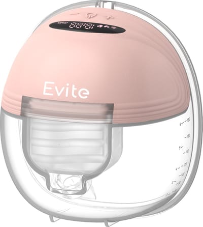 Evite Elektrische Draadloze Borstkolf Slim – Handsfree & Draagbaar – Borstkolf - BPA-Vrij – Met E-Book - 1 Pack