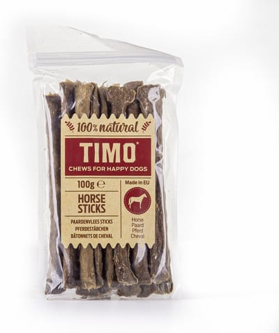Timo Sticks 100 g - Hondensnacks - Paardenvlees