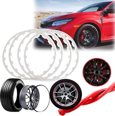 Velgbeschermers Set - Wielrand Bescherming - Velgen Beschermen - Krasbestendig Duurzaam - 16-21 inch - Wit
