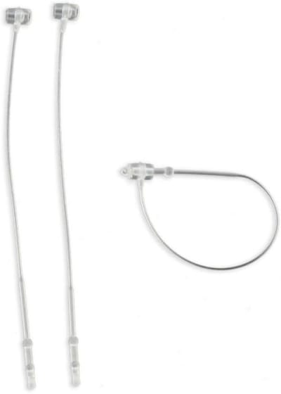 Veiligheidsdraden transparant - Loop Pins etiket - Artikelen markeren - Absoluut scheurbestendig - 225 mm 5000 stuks - transparant