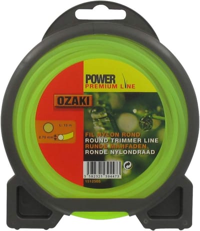 Nylondraad Rond voor Tuinapparatuur - 2,7 mm Dikte en 15 Meter Lengte