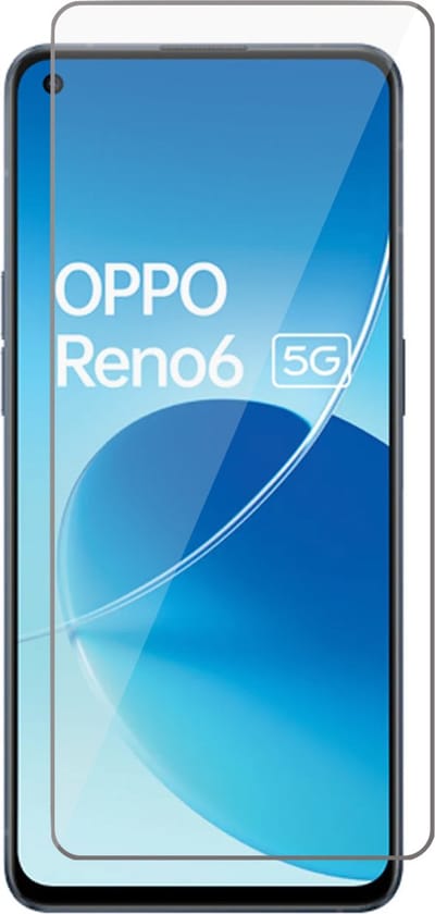 Screenprotector geschikt voor Oppo Reno 6 - Glas Screen Protector