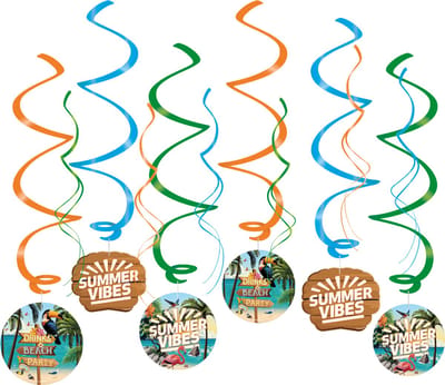 Hawaii Swirls - Summer Vibes - 6 stuks