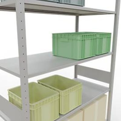SCHULTE Lagertechnik - Stapelvoet met lengtevergrendeling - 3000x1300x600 mm, type 150 kg