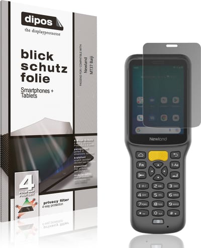 dipos – Matte Privacy Screenprotector geschikt voor Newland MT37 Baiji | Anti-Spy Beschermfolie
