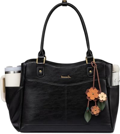 Elegante 15.6 Inch Laptop Bag voor Vrouwen, Praktische Werktas, Onderwijs- en Zakentas met Schouderriem, Ideaal voor Kantoor, Universiteit en School