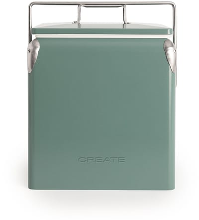 CREATE - 13L thermische koelbox met flesopener - COOLER RETRO