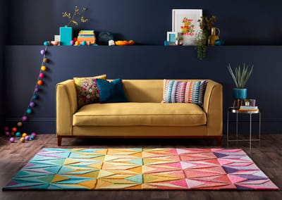 Flycarpets Reverie Modern Laagpolig - 100% Wol Vloerkleed - Multi - 120x170 cm