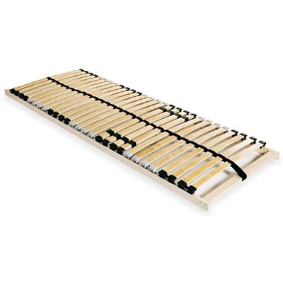 Maison Exclusive - Sommier à lattes sans matelas avec 28 lattes 7 zones 80x200 cm