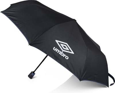 Umbro Paraplu - zwart/donkerblauw - polyester -55 x 100 x 100 cm- opvouwbaar - kleine paraplu - regenbescherming - zonwering