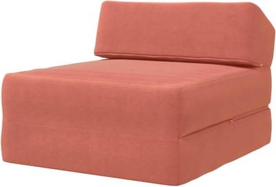 Vouwbare Slaapbank - Bank Bed - Ruimte Besparen - Dubbele Functie - 60 x 70 x 41 cm - Rood-oranje