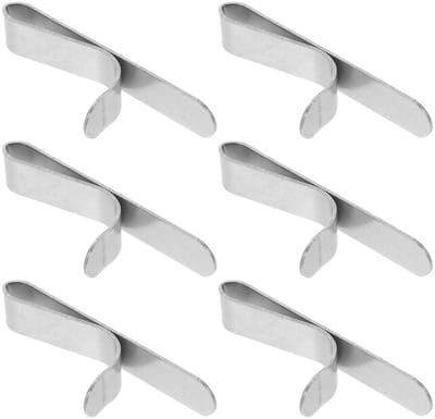 Dailygoods- Mousse Ringclips 6 Stuks - Roestvrij Staal - Taartringen - Bakaccessoires - Verbeterde Stabiliteit - Eenvoudige Bediening