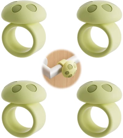 Cosensi- Deurbeschermer - Siliconen Deurstopper - Set van 4 Stuks - Wandbescherming - Anticollisie Ring - Comfortabel en Duurzaam - Deurstoppers