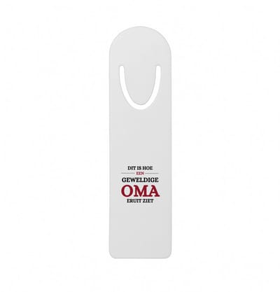 Hacebo® - Geweldige oma eruit ziet metalen boekenlegger - Oma - beste oma - verjaardagscadeau - cadeau voor oma - gift Bladwijzer boekenleggers - 12.7 cm x 3.2cm