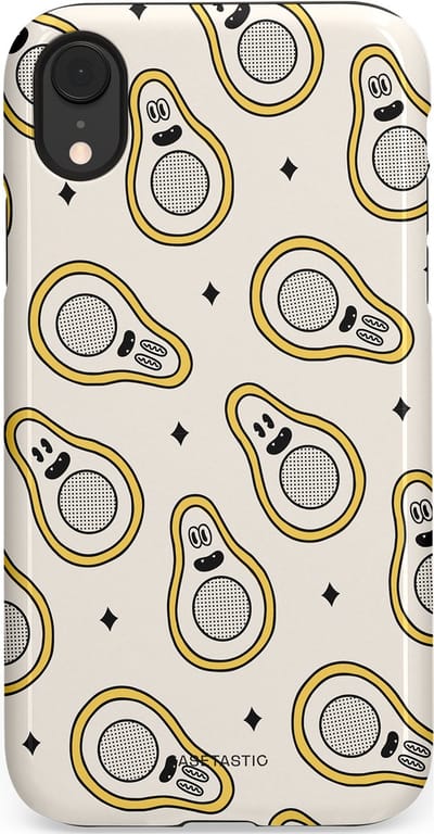 Casetastic Hoesje Geschikt voor Apple iPhone Xr - Stijlvolle Beschermende Duo-layer Case - Vegycado