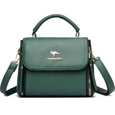 Nieuwe Zacht Leer Franse Schoudertas Dames Draagtas Modieus Temperament Grote Capaciteit Crossbody Tas gray