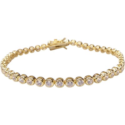 Christian Double armband met zirkonia