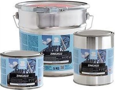 Zingalu koudverzinking met alu finish 1kg