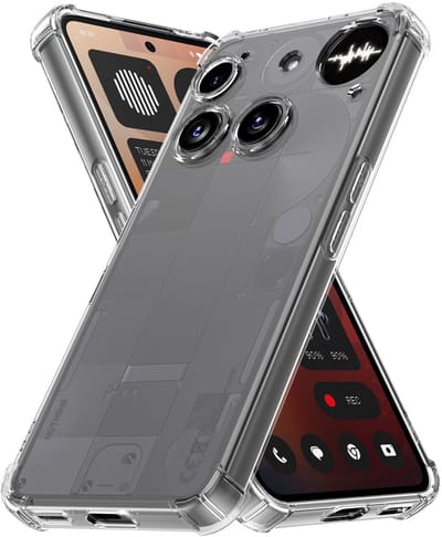 Transparant Hoesje Geschikt voor Nothing Phone (3) | Schokbestendig TPU | Back Cover | Dun | Flexibel | Shockproof | Doorzichtig