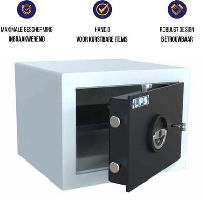 Lips Alcazar S2-15-KL Privékluis - Inbraakwerend - Dubbelbaard Sleutelslot - Gecertificeerd Grade S2 - 15 Liter