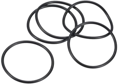 Nitril Rubber O-ringen 41mm OD 37mm ID 2mm Dikte, 20 Stuks voor Waterkranen, Loodgieterswerk en Auto Reparatie, Zwart