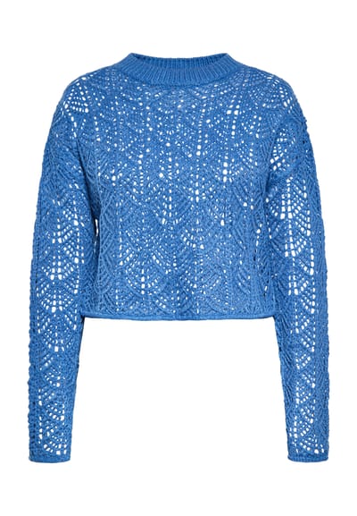 IZIA Gebreide trui Dames blauw
