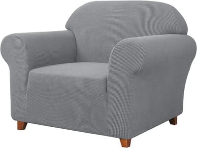 Stijlvolle 1-zits bankhoes - Stretch fauteuil cover, machinewasbaar, antislip, universeel