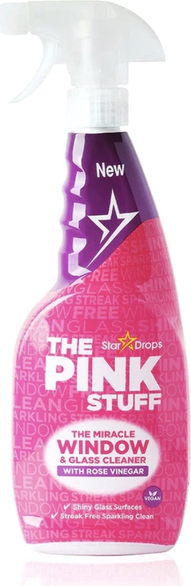 The Pink Stuff - Raam- en Glasreiniger - 4 x 750 ml - Voordeelverpakking
