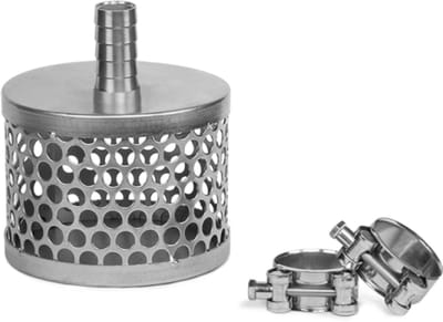 Bradas SSF100 - Zuigslang Mand 100mm - Gegalvaniseerd Staal - Inclusief 2 GBS Klemmen