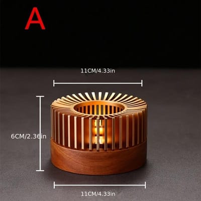Goud Holle Aluminiumlegering Theepot Warmer Koffiepotten Kaarsbasis Verwarmer Kachel Huishoudelijke Glazen Theepot Thee Kachel Melkwarmer Standaard black