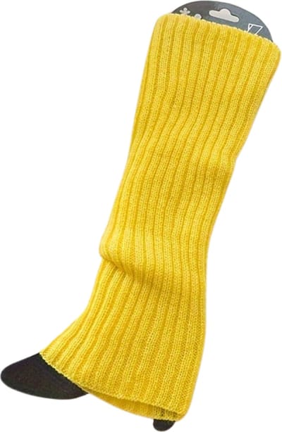 Nivard Beenwarmers - Dames - Overknee - Ballet - Wol - Kniekousen - Leg Warmers - Warm - Geel