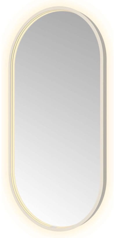 Hotbath &More Mirrors Oval LED Badkamerspiegel - Ovaal - 100 x 50 cm - RVS 316